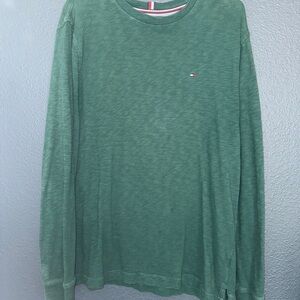 Tommy hifliger green crewneck